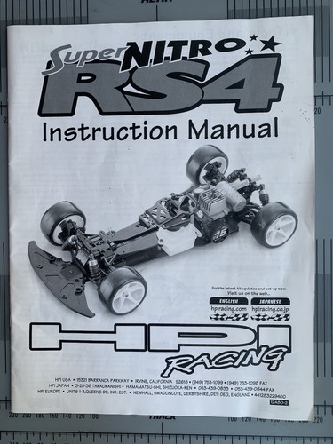 Hpi super nitro rs4 manuale - nitro,